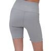 Clothing Spiritual Gangster Yoga Shorts | Seamless Ruffle Biker Short Fossil Grey