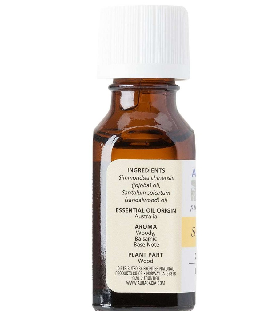 Home & Wellness Aura Cacia | Sandalwood (In Jojoba Oil) - Precious Essentials